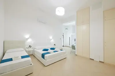 Letto o letti in una camera di Sweet Home Ghiacciaie