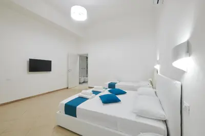 Letto o letti in una camera di Sweet Home Ghiacciaie