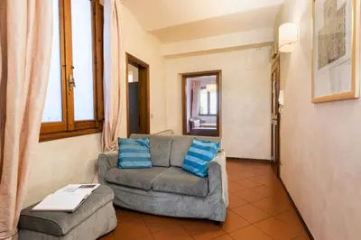 Area soggiorno di Apartments Florence- Ariento Bacco 3bdr San Lorenzo