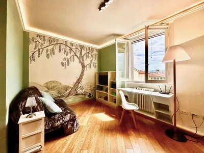 Letto o letti in una camera di Perla JS