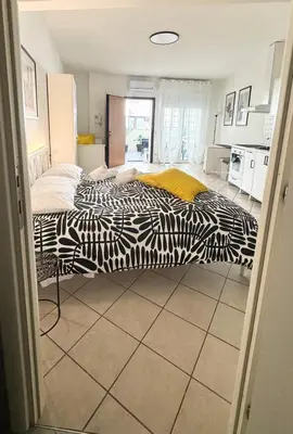 Letto o letti in una camera di Nicodemo Florence Home