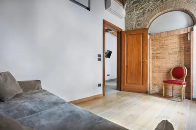 Area soggiorno di The Tower Suite next to Uffizi Gallery