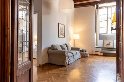 Area soggiorno di Ponte Vecchio Deluxe Apartment