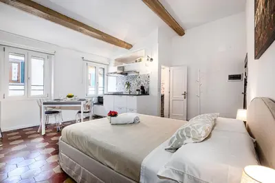 Letto o letti in una camera di Machiavelli Penthouse