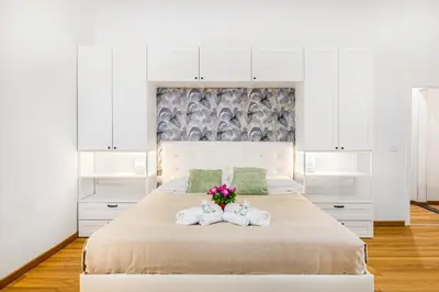 Letto o letti in una camera di Machiavelli Penthouse