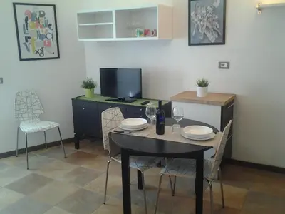 TV o dispositivi per l'intrattenimento presso Silvia Apartment
