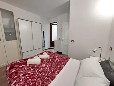 Letto o letti in una camera di Silvia Apartment