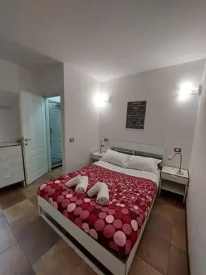 Letto o letti in una camera di Silvia Apartment