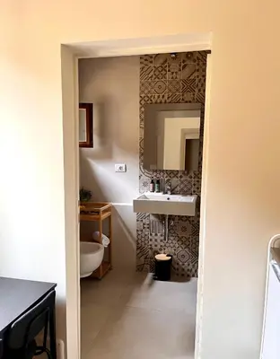 Bagno di Sleep & Go Studios, 5 Min Walk to Uffizi