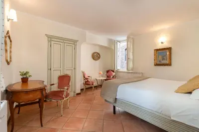 Letto o letti in una camera di Uffizi Palace View - Florence Dolce Vita