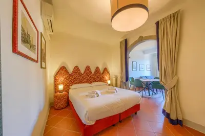 Letto o letti in una camera di Stylish Flat in Tower Donati, 5 min from Duomo