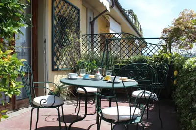 Balcone o terrazza di Art Apartment Montebello Family Home