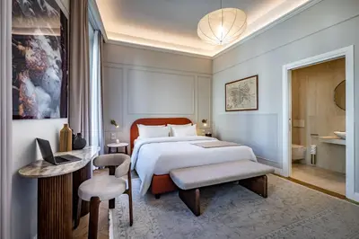 Letto o letti in una camera di Dimora Collection - Le Logge - Historic Boutique Luxury Suites