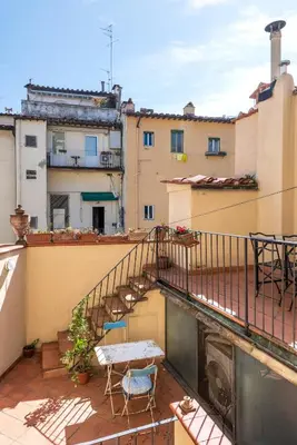 Balcone o terrazza di Heart of Florence Luxury Apartment