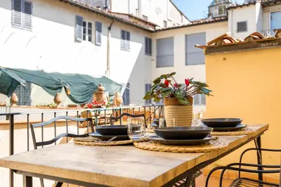 Balcone o terrazza di Heart of Florence Luxury Apartment