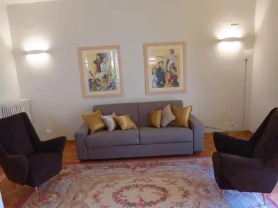 Area soggiorno di Malenchini Apartment