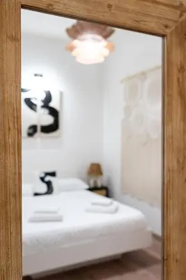 Letto o letti in una camera di Zen Island downtown Florence, new apartment for 6