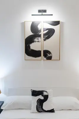 Letto o letti in una camera di Zen Island downtown Florence, new apartment for 6