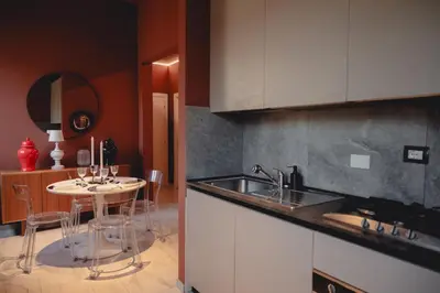 Cucina o angolo cottura di Florence Casina Art Riverside Residence