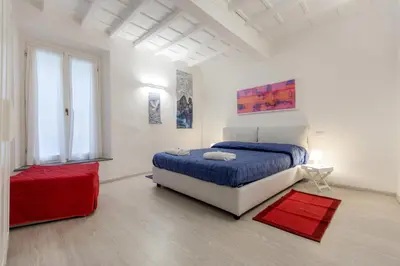 Letto o letti in una camera di Friends Of Florence