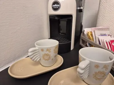 Set per la preparazione di tè e caffè presso La Vigna di Nonno Edo