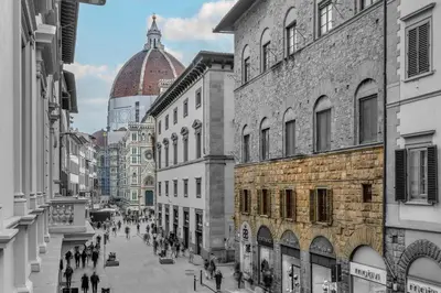 Vista generica su Firenze o vista sulla città dall'interno del bed & breakfast