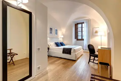Letto o letti in una camera di B&B Dell'Olio