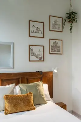 Letto o letti in una camera di Campuccino in Santo Spirito