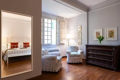 Letto o letti in una camera di Suite Charming San Marco 4 posti letto
