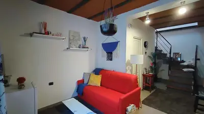 Area soggiorno di La casa di E