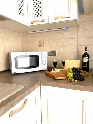 Cucina o angolo cottura di FlorArt Boutique Apartment, giardino e vasca idro