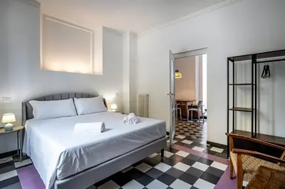 Letto o letti in una camera di YD a hidden gem in Florence