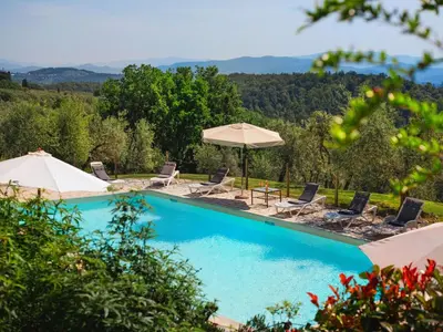 Paesaggio naturale nelle vicinanze of country house