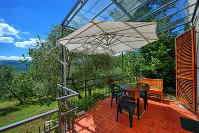 Paesaggio naturale nelle vicinanze of country house