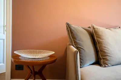 Area soggiorno di Burchiello Chic Stay-With Green View In Quiet Florence