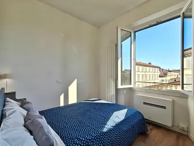 Letto o letti in una camera di Florence White House
