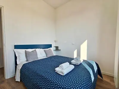 Letto o letti in una camera di Florence White House