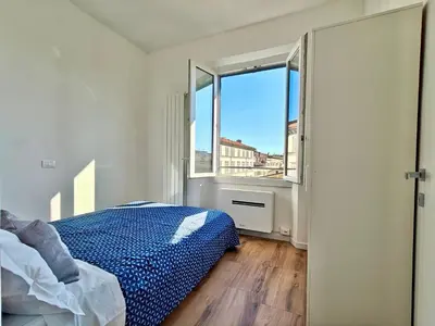 Letto o letti in una camera di Florence White House