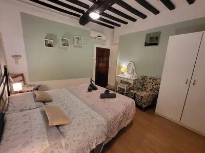 Letto o letti in una camera di B&B Casa Fei