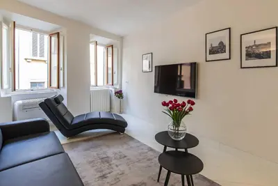 TV o dispositivi per l'intrattenimento presso Signoria Tower Apartment