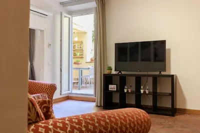 TV o dispositivi per l'intrattenimento presso Sweet House in Pepi Street