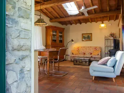 Area soggiorno di Holiday Home Il Fienile by Interhome