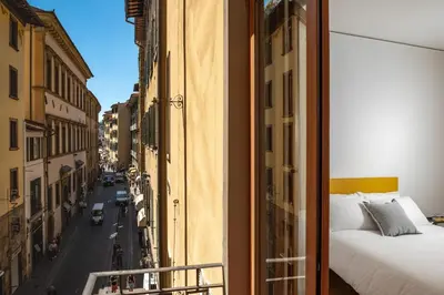 Letto o letti in una camera di Arno Mile