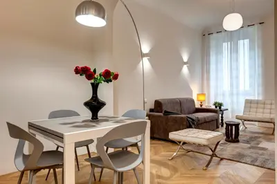 Area soggiorno di San Gallo Apartment by Mamo Florence
