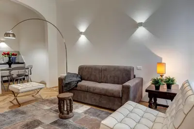 Area soggiorno di San Gallo Apartment by Mamo Florence