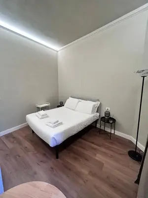 Letto o letti in una camera di #Modern Artist#
