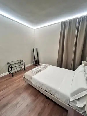 Letto o letti in una camera di #Modern Artist#