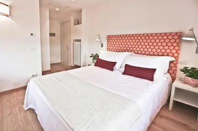 Letto o letti in una camera di Poggio Baronti B&B