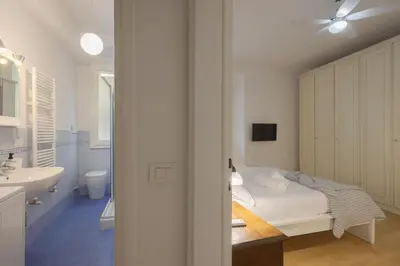 Letto o letti in una camera di Ponte Vecchio Central Vintage Apartment