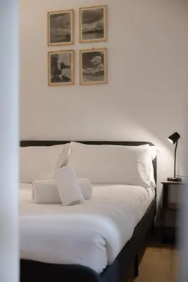 Letto o letti in una camera di Ponte Vecchio Central Vintage Apartment